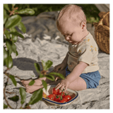 Nature Baby 0-3 Months to 1 Year Short Sleeve Bodysuit - Fish Fable