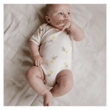 Nature Baby 0-3 Months to 1 Year Short Sleeve Bodysuit - Fish Fable