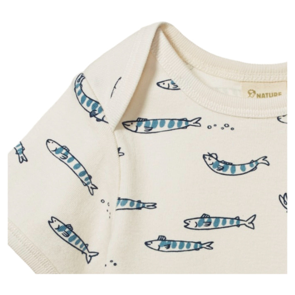 Nature Baby 0-3 Months to 1 Year Short Sleeve Bodysuit - South Seas
