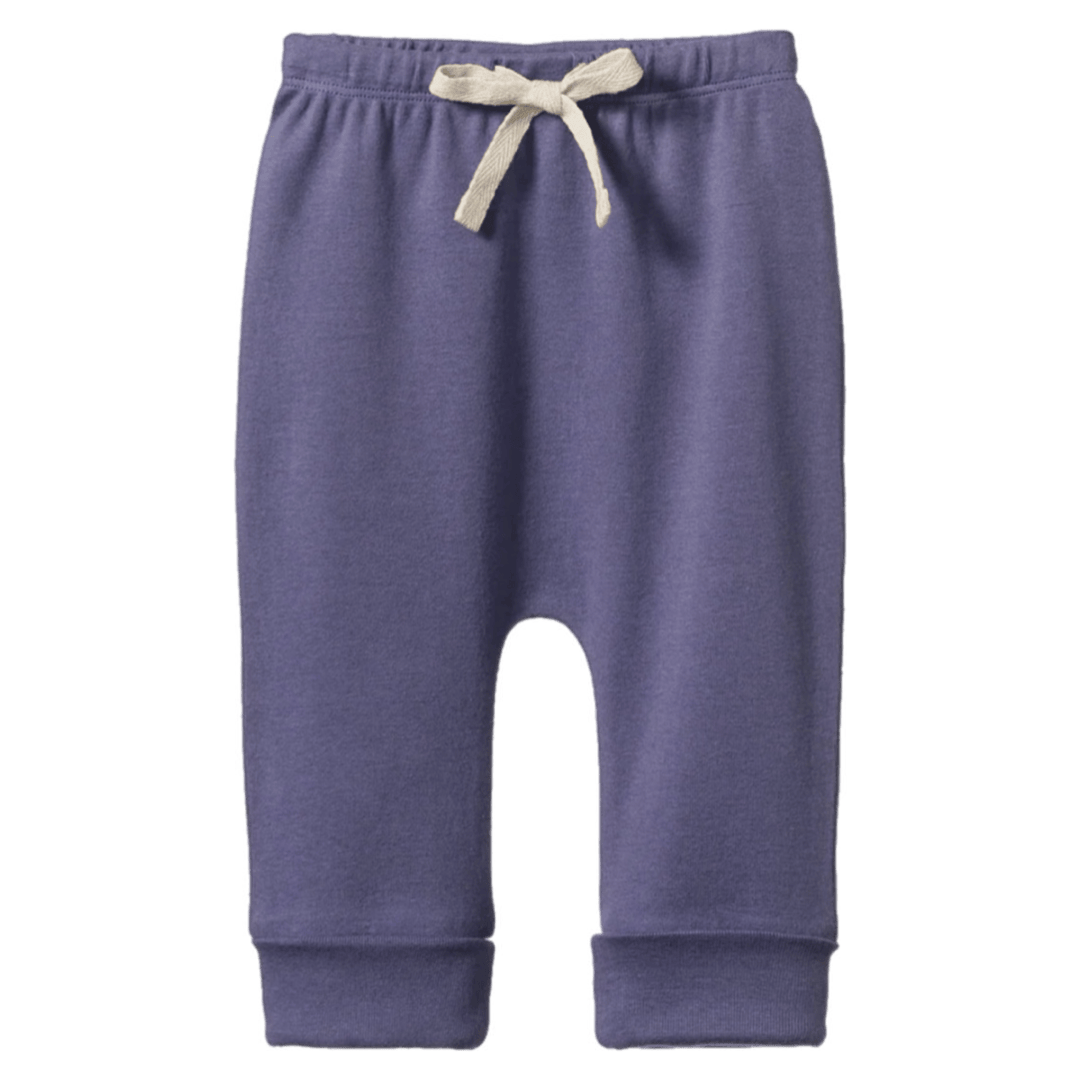 Nature Baby 0-3 Months to 2 Years 0-3M Drawstring Pants - Heron