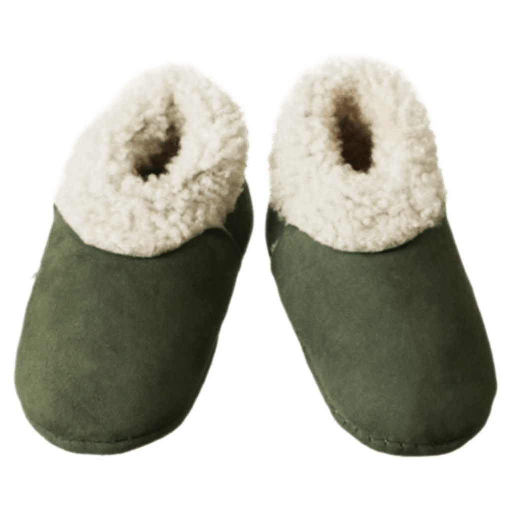 Nature Baby 0-3 Months to 2 Years 0-3M Lambskin Booties - Thyme