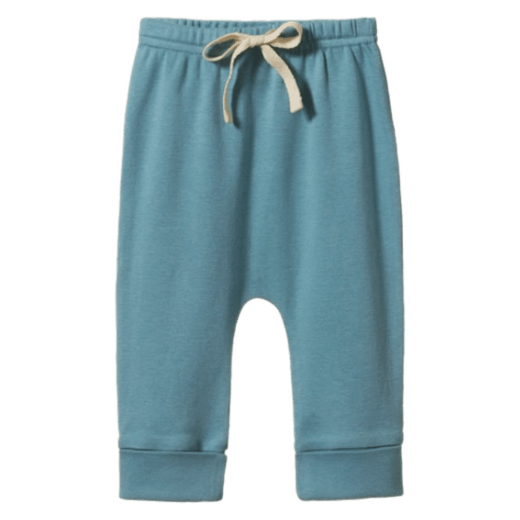 Nature Baby 0-3 Months to 2 Years Drawstring Pants - Mineral