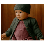 Nature Baby 0-3 Months to 2 Years Merino Knit Cardigan - Thyme