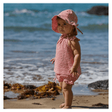 Nature Baby 0-3 Months to 2 Years Petal Set Gingham - Red Check