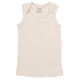 Nature Baby 0-3 Months to 5 Years 0-3M Cotton Singlet - Natural