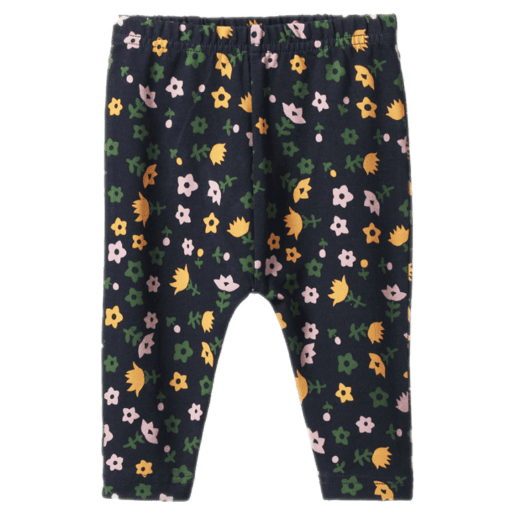 Nature Baby 0-3 Months to 5 Years 0-3M Leggings - Navy Pollyanna