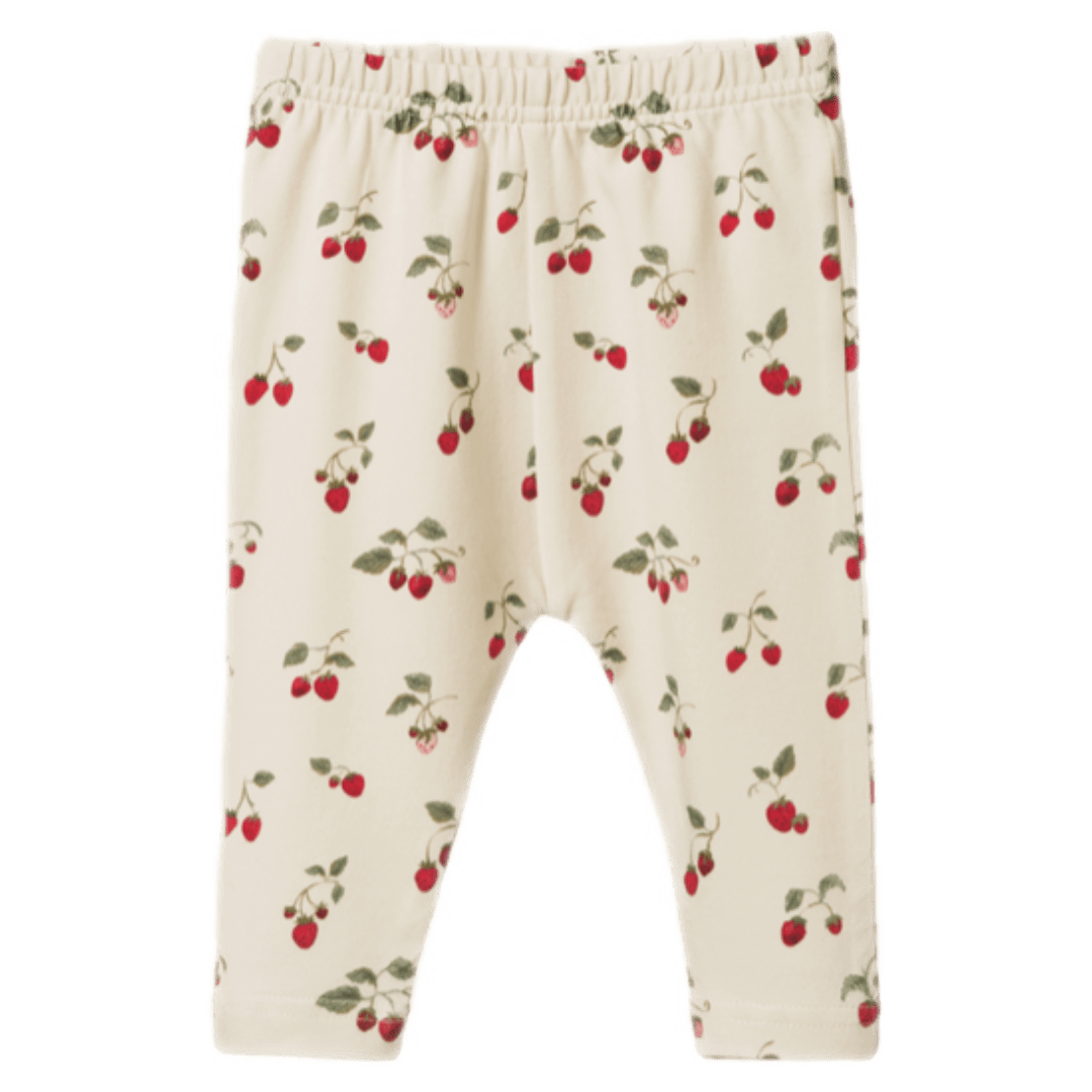 Nature Baby 0-3 Months to 5 Years 0-3M Leggings - Strawberry Blush