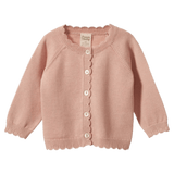 Nature Baby 0-3 Months to 5 Years 0-3M Lilliette Cardigan - Rose Dust
