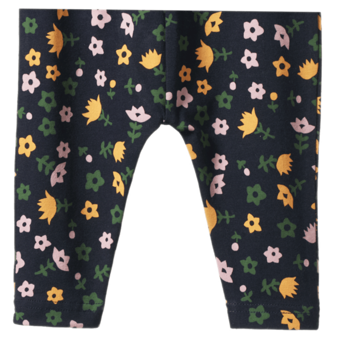 Nature Baby 0-3 Months to 5 Years Leggings - Navy Pollyanna