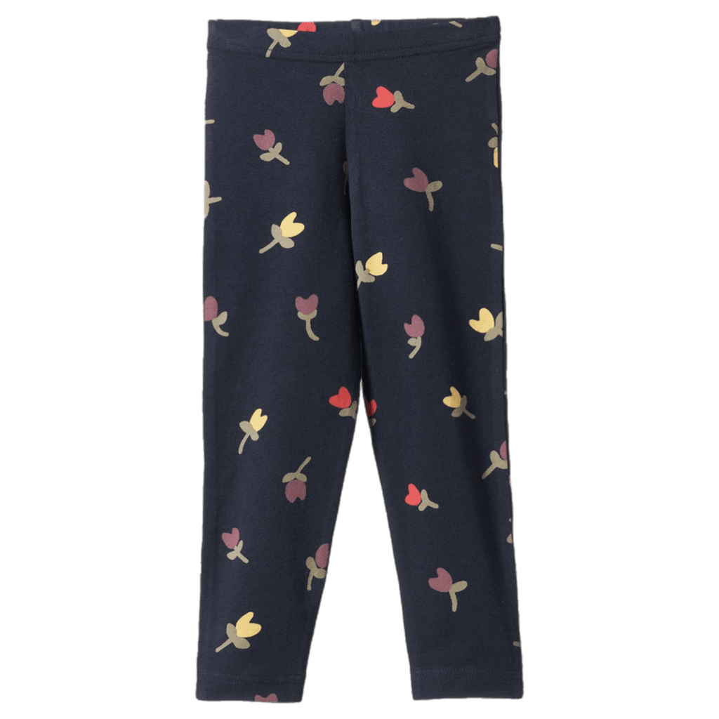 Nature Baby 0-3 Months to 5 Years Leggings - Navy Tulip