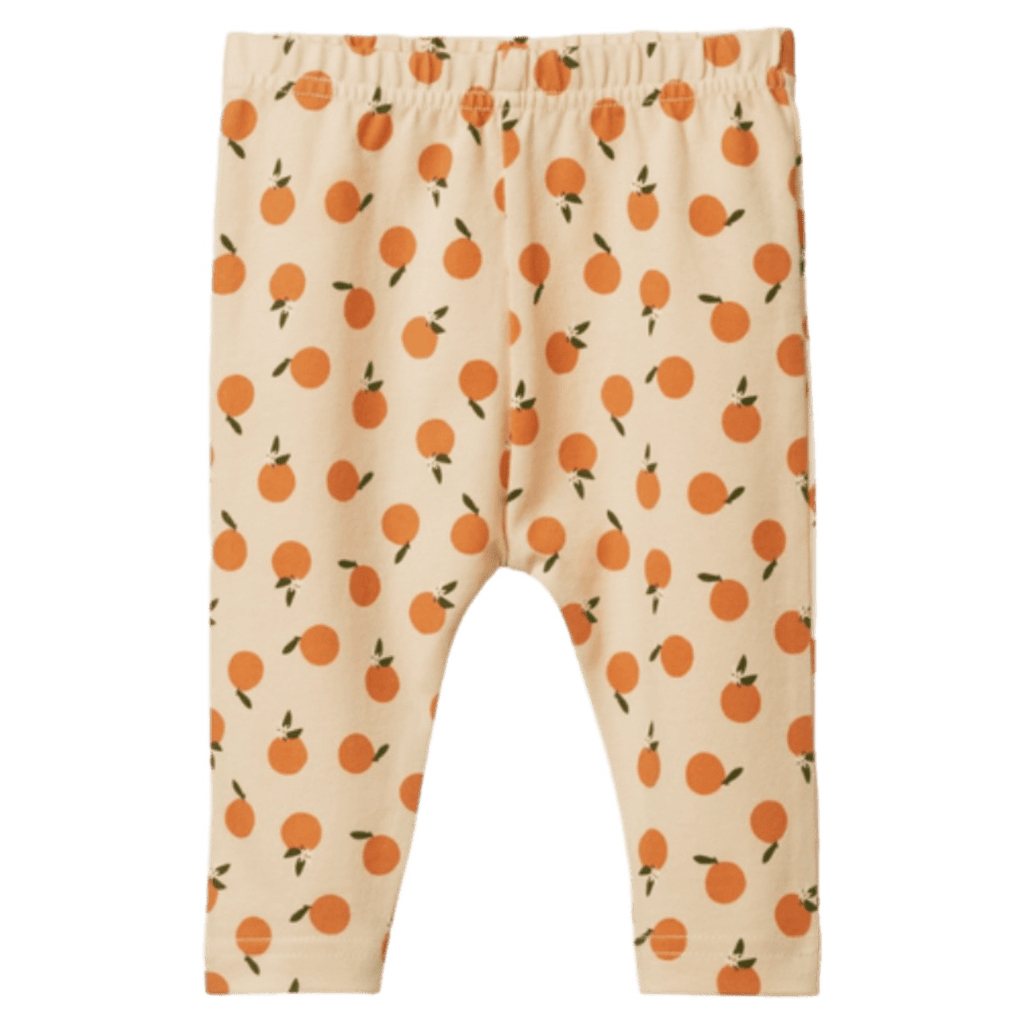 Nature Baby 0-3 Months to 5 Years Leggings - Orange Blossom