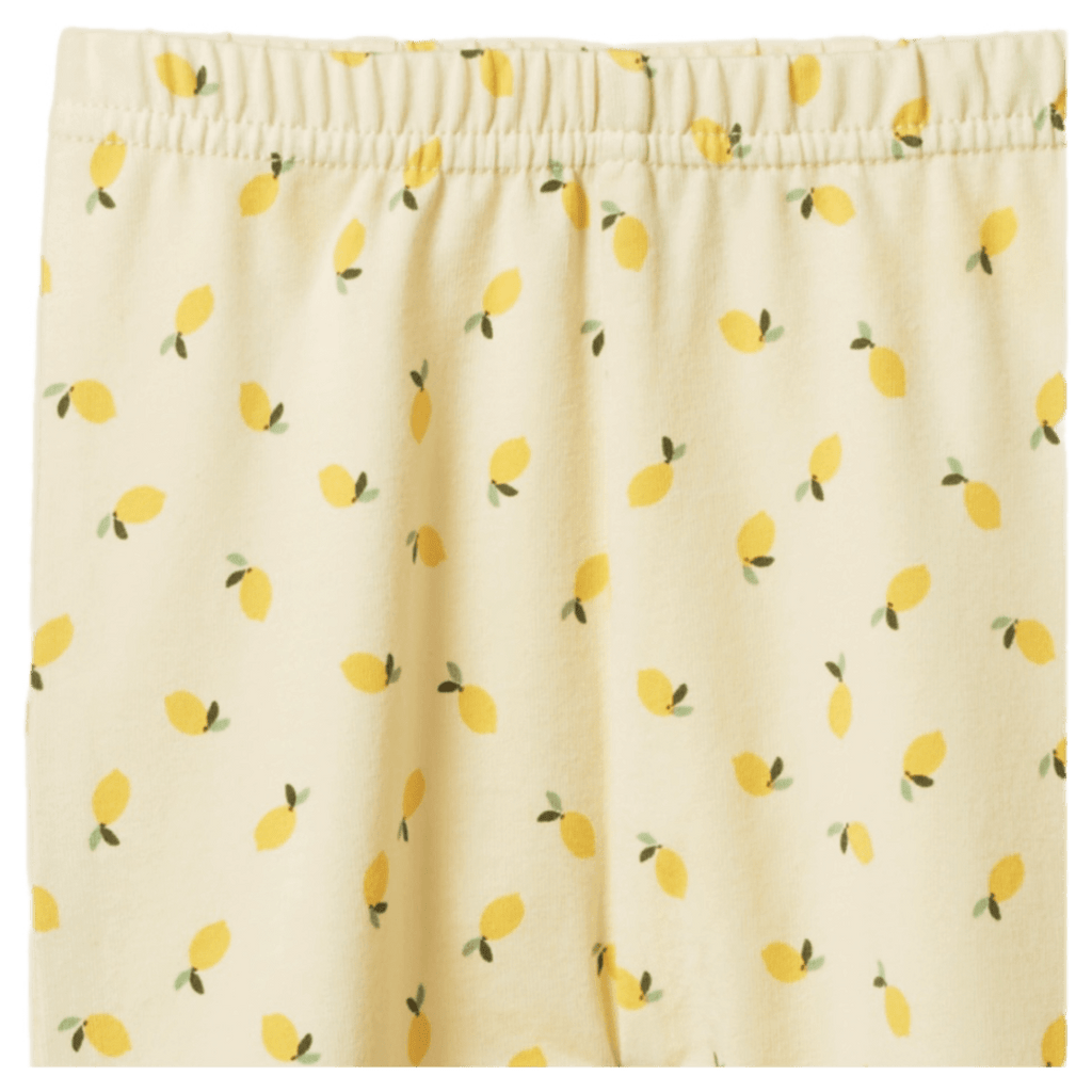 Nature Baby 0-3 Months to 5 Years Leggings - Petite Lemon Cream