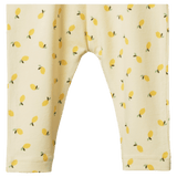 Nature Baby 0-3 Months to 5 Years Leggings - Petite Lemon Cream