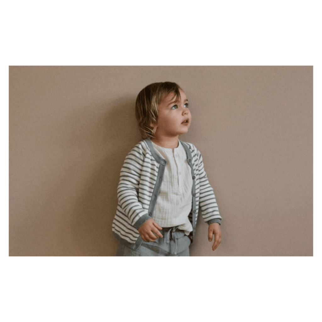 Nature Baby 0-3 Months to 5 Years Piper Cardigan - Brook Sailor Stripe