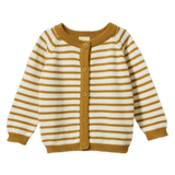 Nature Baby 0-3 Months to 5 Years Piper Cardigan - Palm Sailor Stripe