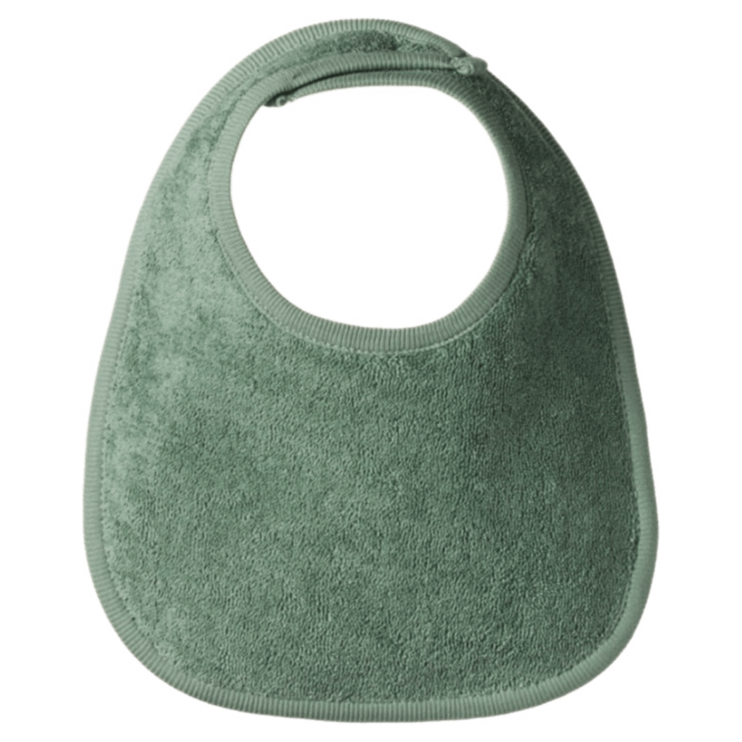 Nature Baby 0-6 Months Dribble Bibs 3 Pack - Natural, Nougat, Lily Pad