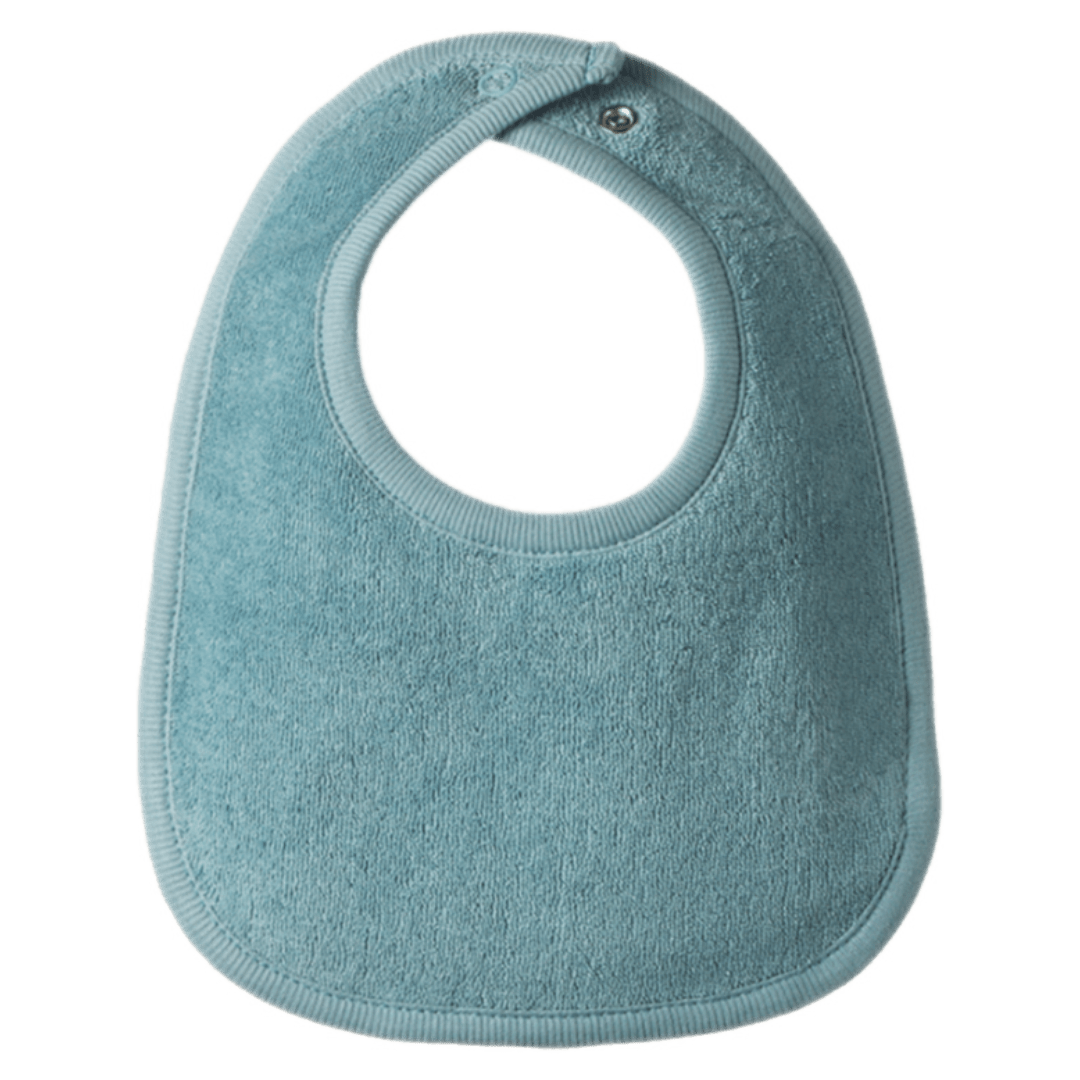 Nature Baby 0-6 Months Dribble Bibs  3 Pack - Powder Blue/Natural