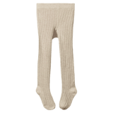 Nature Baby 0-6 Months to 3-4 Years Cotton Tights - Oatmeal Marl