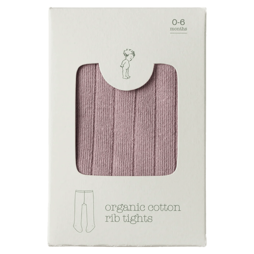 Nature Baby 0-6 Months to 5-6 Years 0-6M Cotton Tights - Lilac