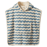 Nature Baby 1-2 Years to 3-5 Years 1-2Y Poncho Towel - Waves