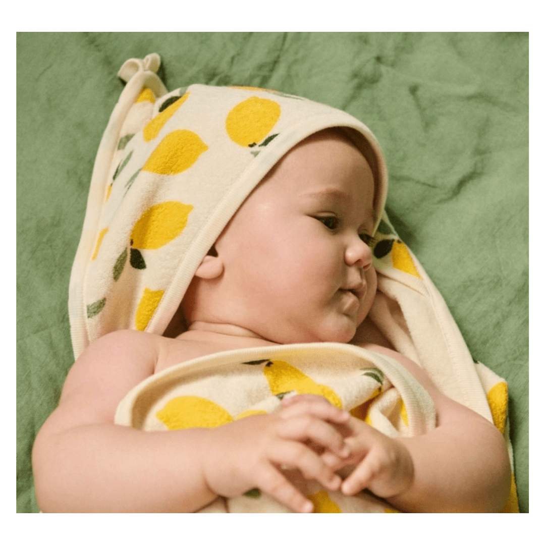 Nature Baby 1-2 Years to 3-5 Years Poncho Towel - Lemon