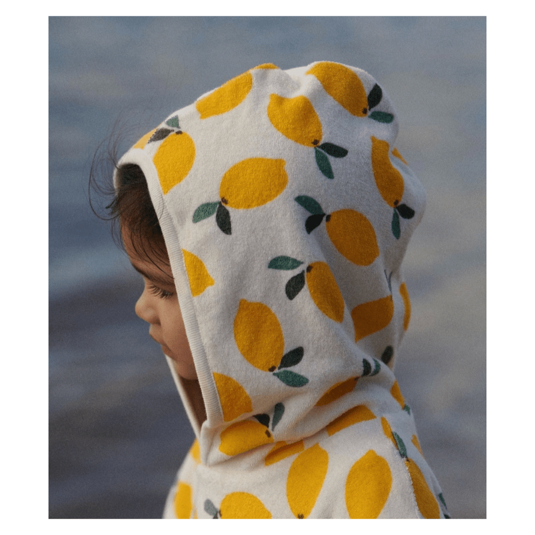 Nature Baby 1-2 Years to 3-5 Years Poncho Towel - Lemon