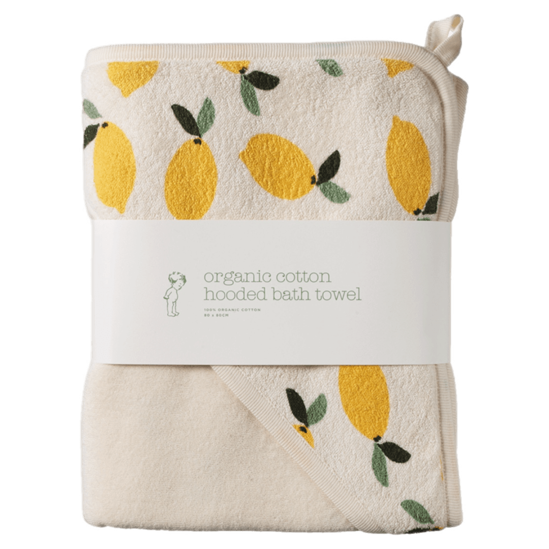 Nature Baby 1-2 Years to 3-5 Years Poncho Towel - Lemon