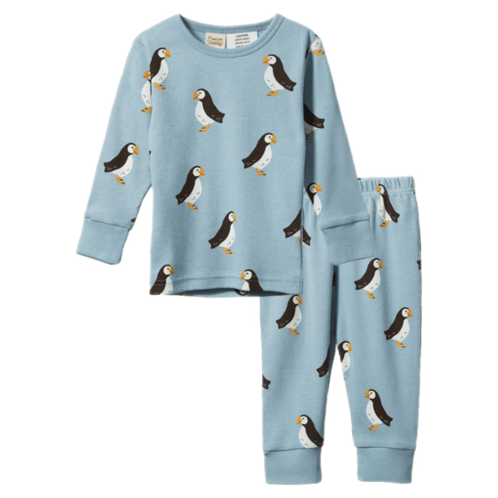 Nature Baby 1 Year to 5 Years 1Y Long Sleeve Pyjamas - Puffin