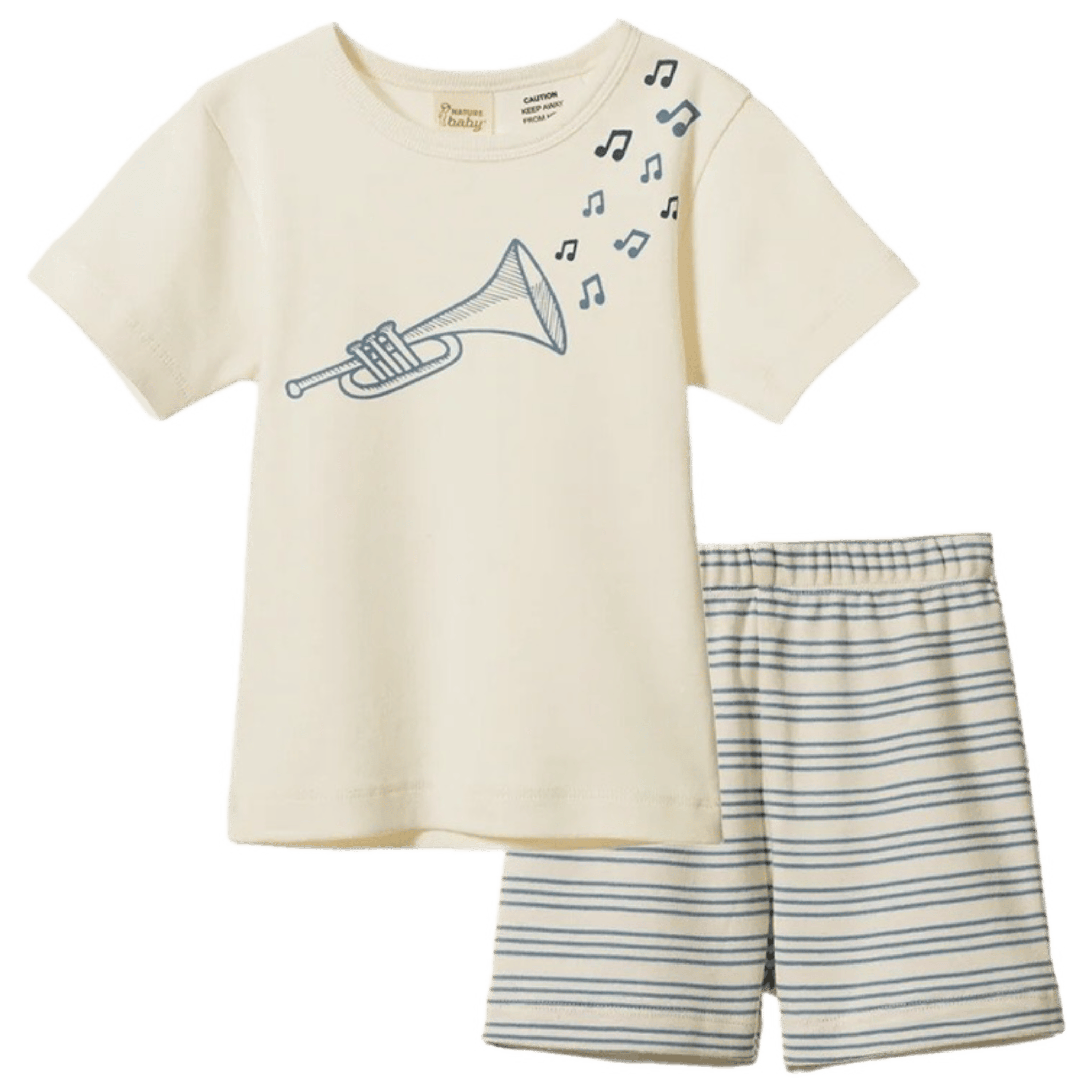 Nature Baby 1 Year to 5 Years 1Y Shortie Pyjama Set - Jazz Rhythm