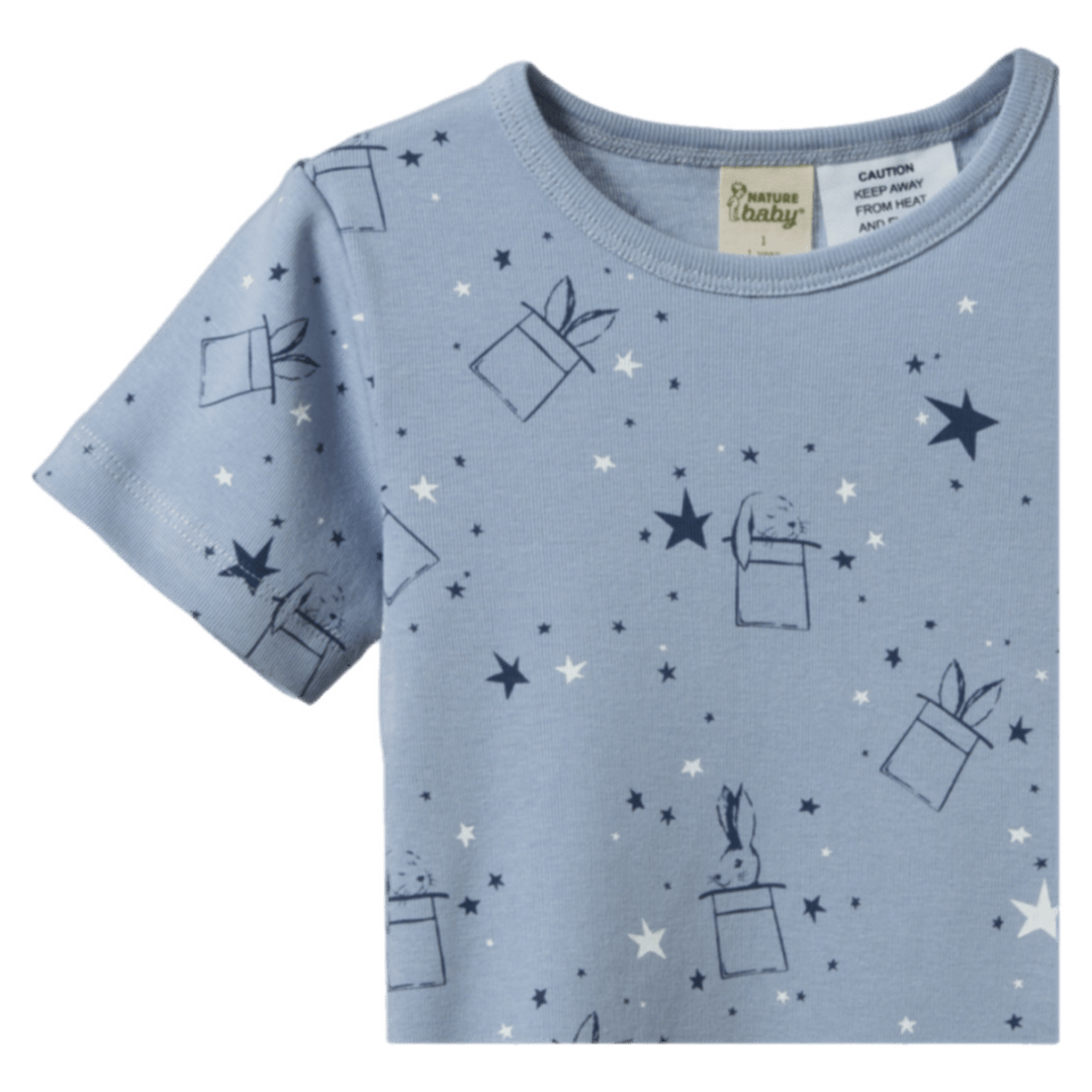 Nature Baby 1 Year to 5 Years Shortie Pyjama Set - Illusion Bunny