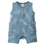 Nature Baby 3-6 Months to 1 Year 3-6M Camper Suit - Jazz