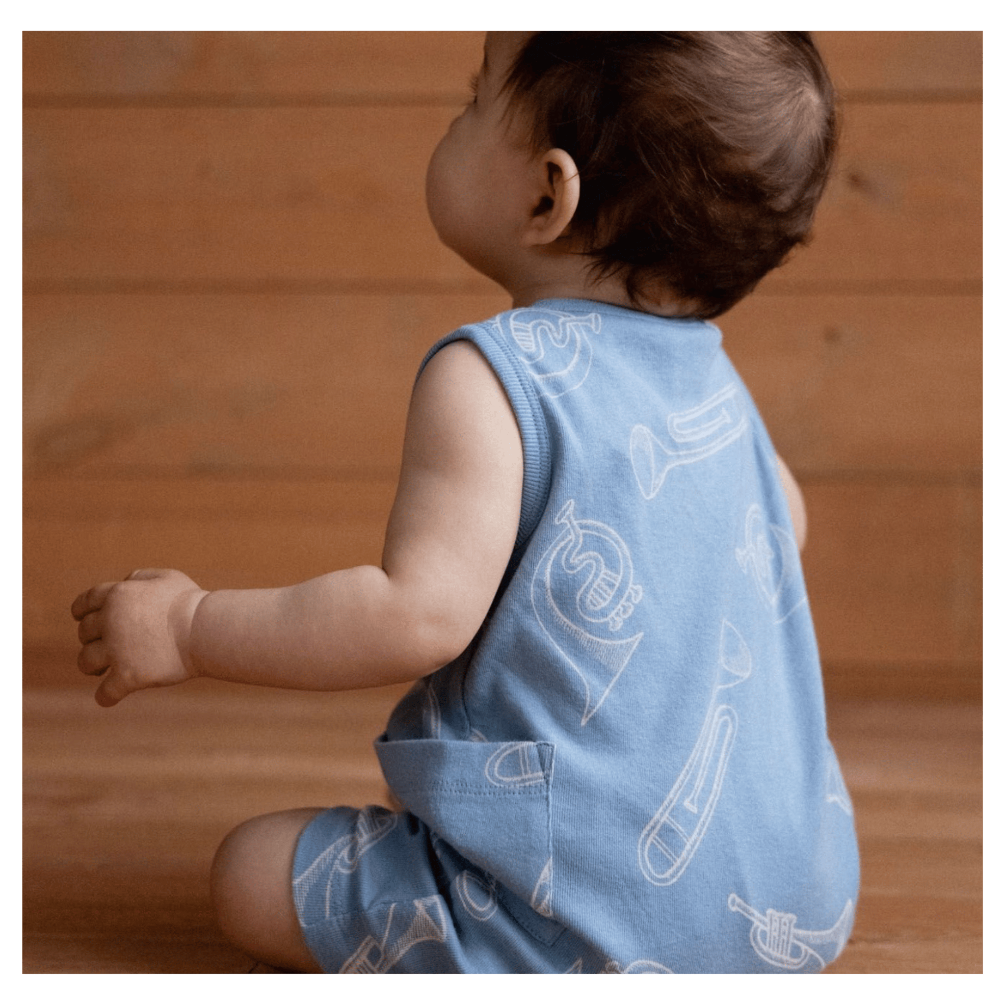 Nature Baby 3-6 Months to 1 Year Camper Suit - Jazz