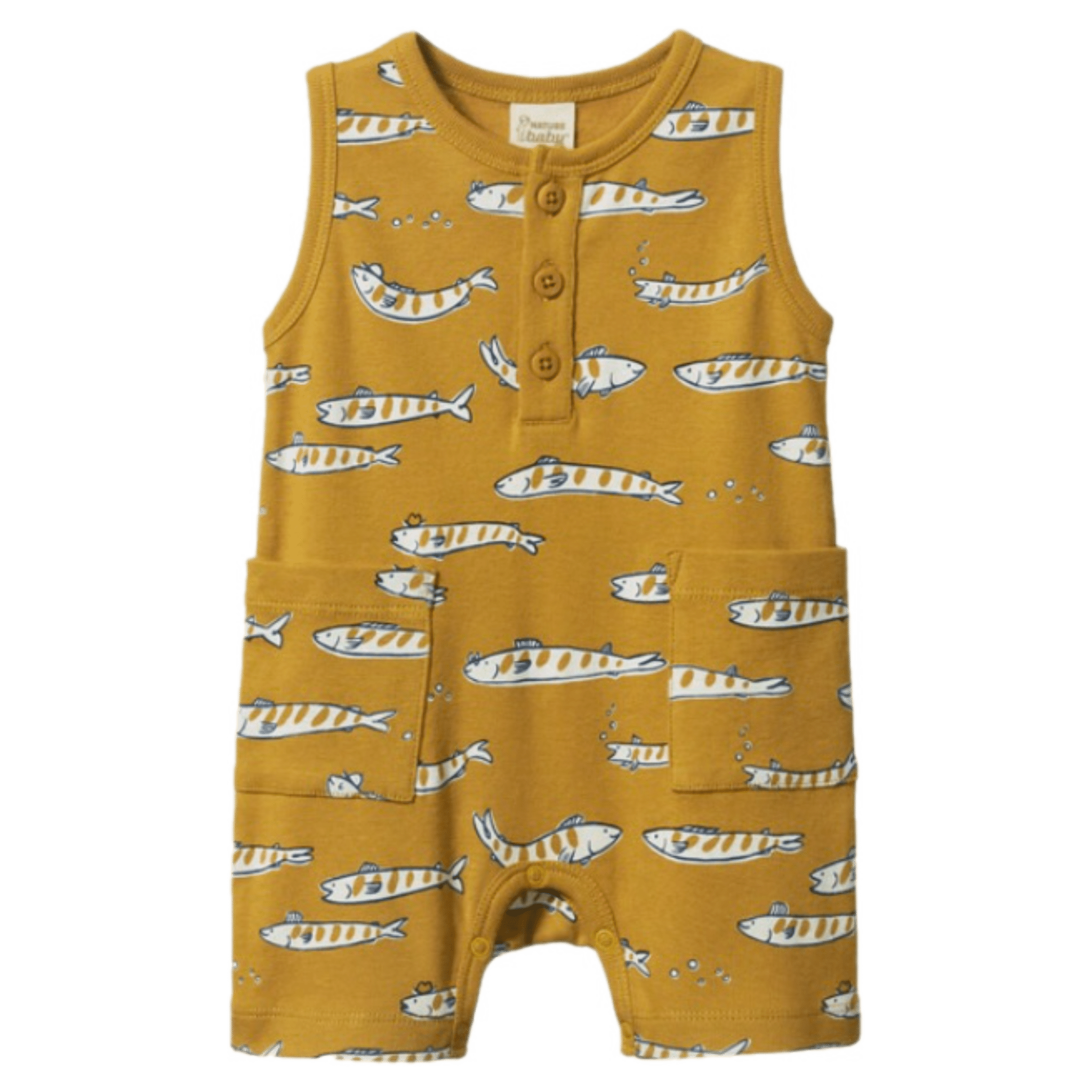 Nature Baby 3-6 Months to 1 Year Camper Suit - South Seas Palm
