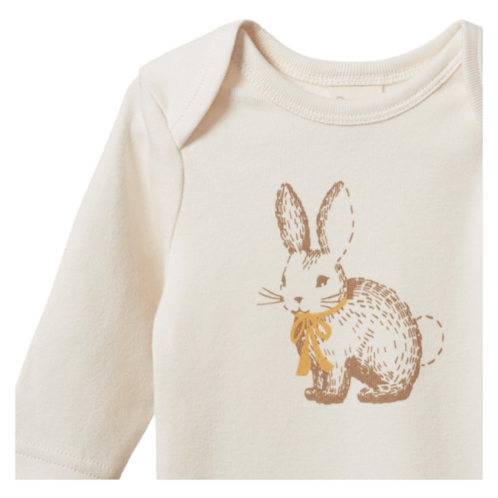 Nature Baby 3-6 Months to 2 Years Baby Tee - Rabbitty