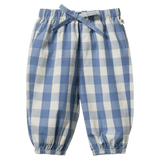 Nature Baby 3-6 Months to 3 Years 3-6M Sunny Pants - Bluebelle Check