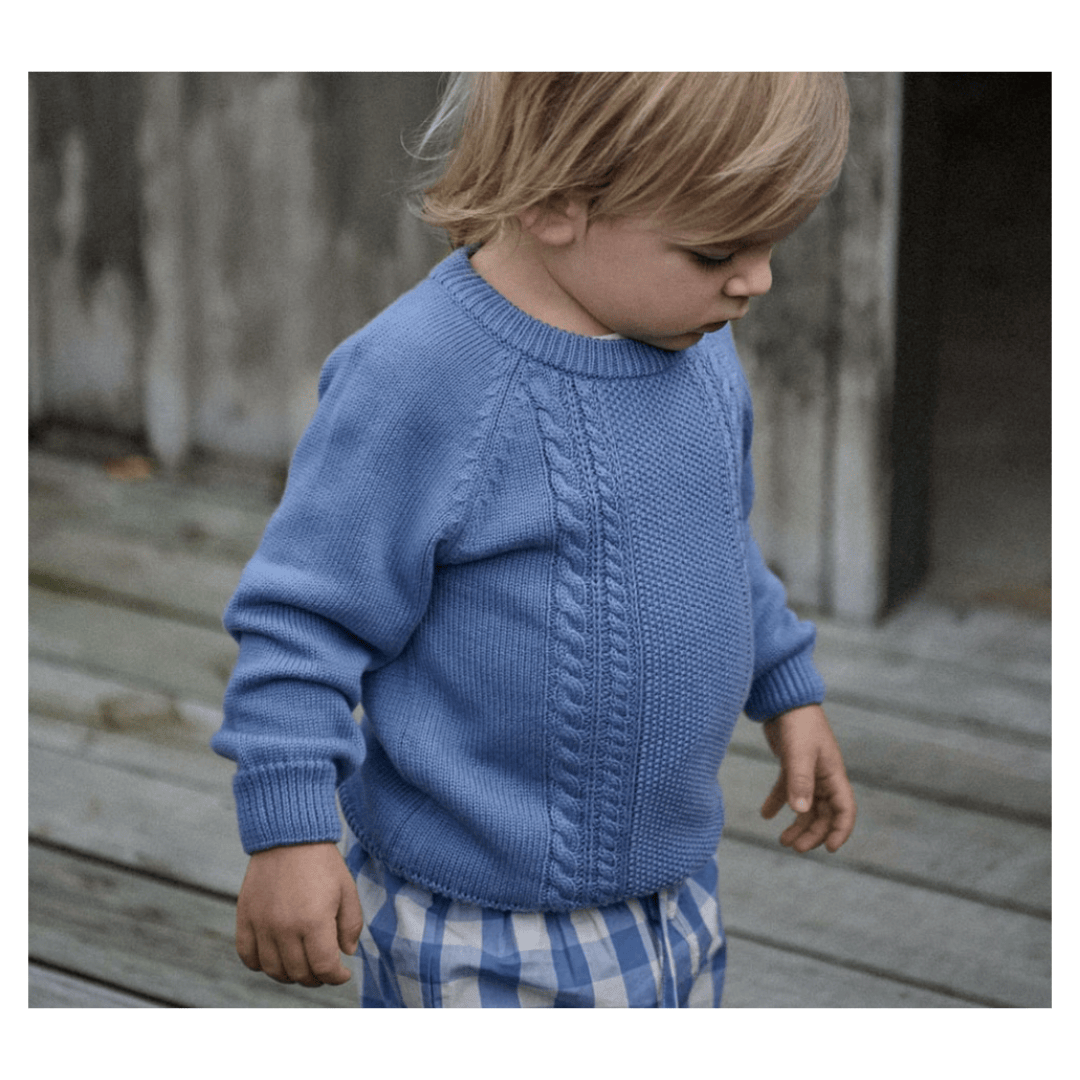 Nature Baby 3-6 Months to 3 Years Sunny Pants - Bluebelle Check