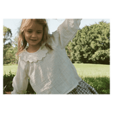 Nature Baby 3-6 Months to 5 Years Ruffle Cameron Blouse - Natural