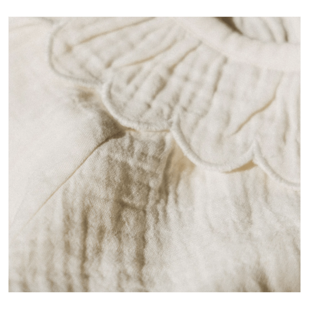 Nature Baby 3-6 Months to 5 Years Ruffle Cameron Blouse - Natural
