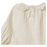 Nature Baby 3-6 Months to 5 Years Ruffle Cameron Blouse - Natural