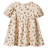 Nature Baby 6-12 Months to 5 Years 6-12M Albertine Dress Muslin - Strawberry Blush