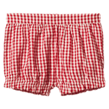 Nature Baby 6-12 Months to 5 Years 6-12M Betty Shorts - Red Check