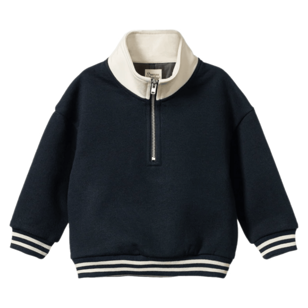 Nature Baby 6-12 Months to 5 Years 6-12M Camper Sweatshirt - Navy