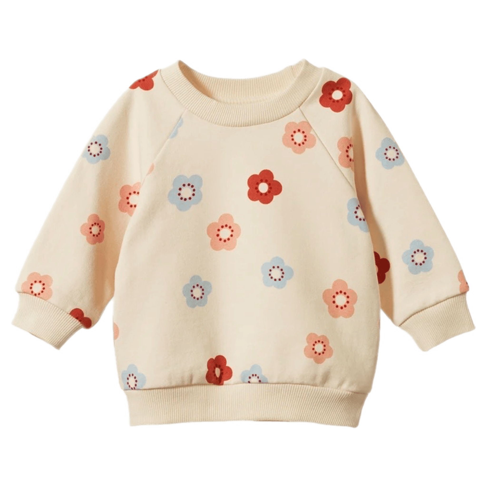 Nature Baby 6-12 Months to 5 Years 6-12M Emerson Sweater - Flora Stamp