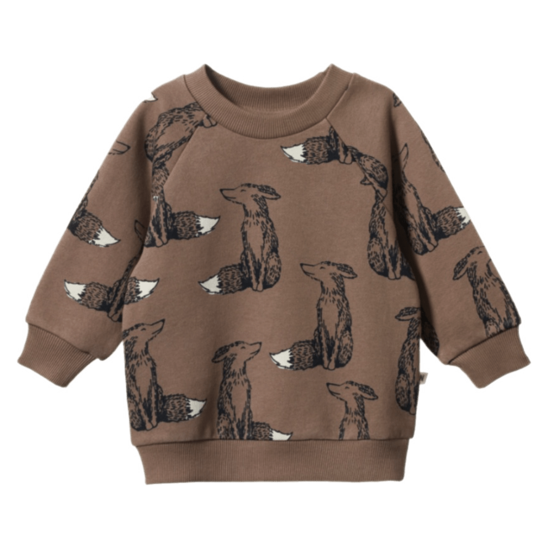 Nature Baby 6-12 Months to 5 Years 6-12M Emerson Sweater - Foxy Cub