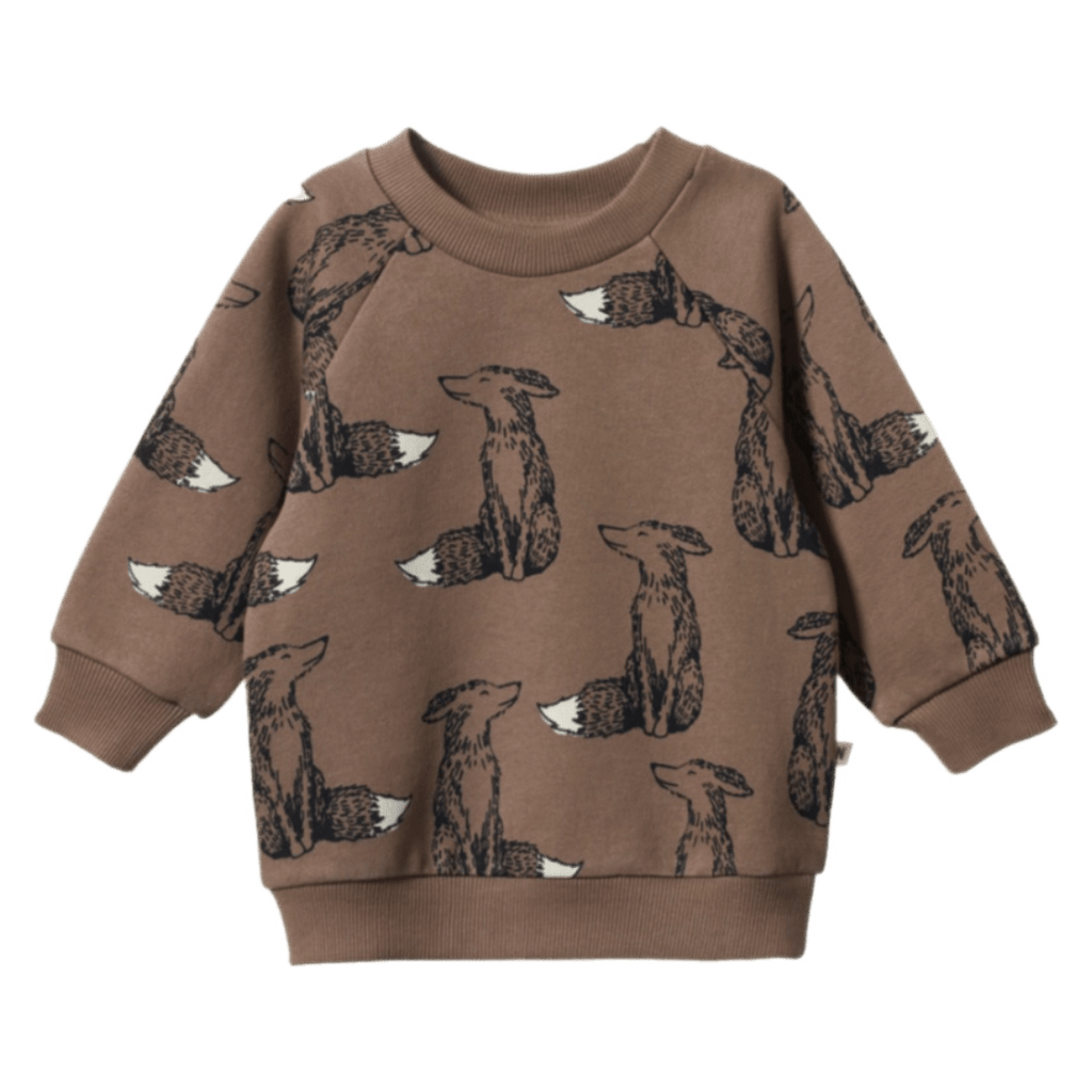 Nature Baby 6-12 Months to 5 Years 6-12M Emerson Sweater - Foxy Cub