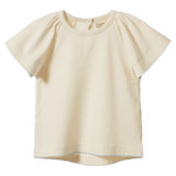 Nature Baby 6-12 Months to 5 Years 6-12M Faye Tee - Natural with Blue