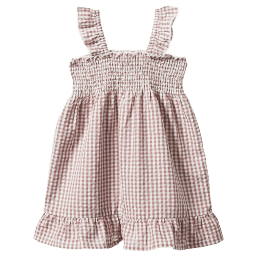 Nature Baby 6-12 Months to 5 Years 6-12M Gala Dress - Twilight Check