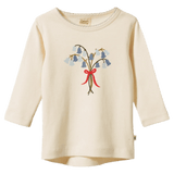 Nature Baby 6-12 Months to 5 Years 6-12M Long Sleeve Cloud Tee - Bluebelle Natural