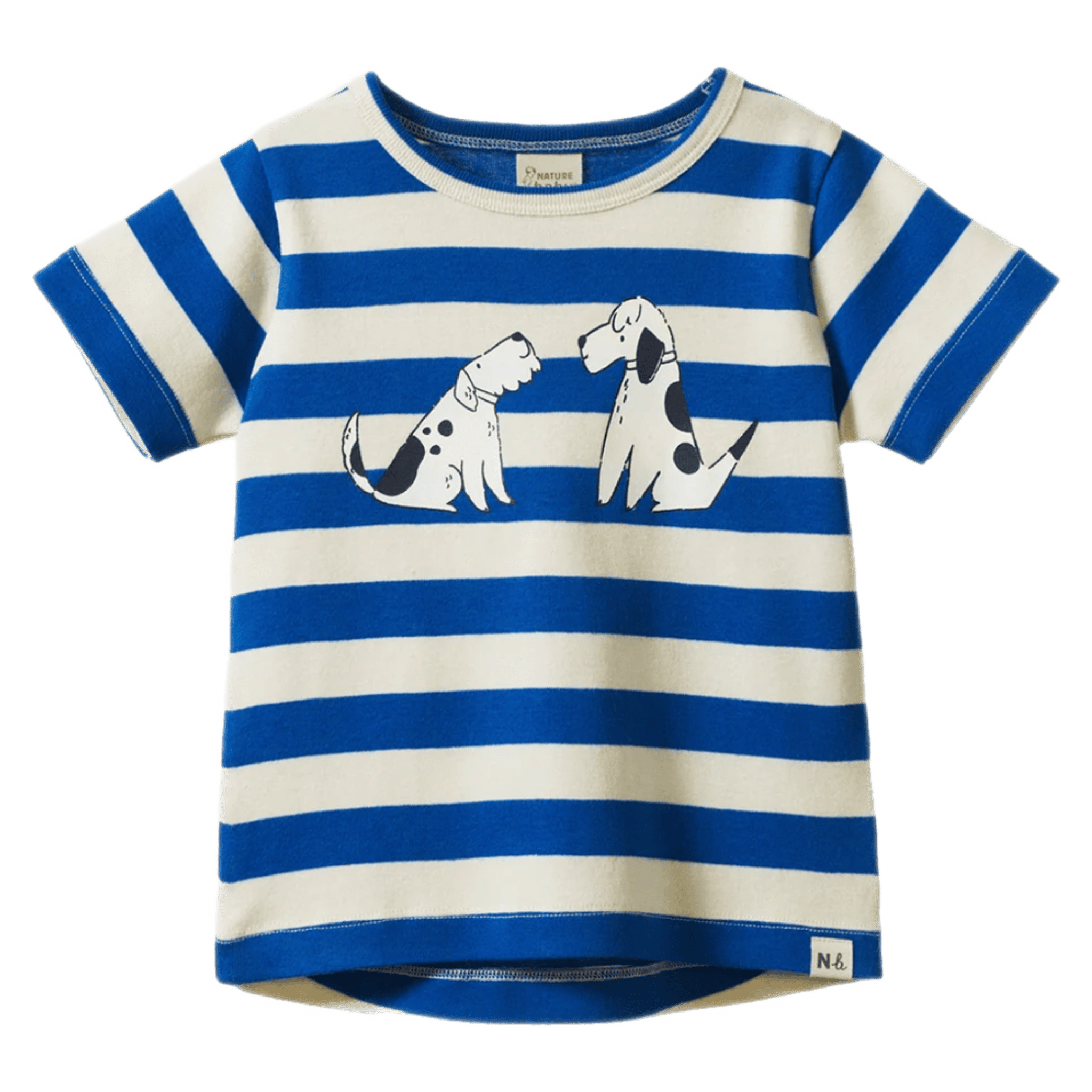 Nature Baby 6-12 Months to 5 Years 6-12M River Tee - Dog Walk Blue