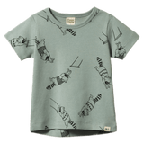 Nature Baby 6-12 Months to 5 Years 6-12M River Tee - Raccoon Rhapsody
